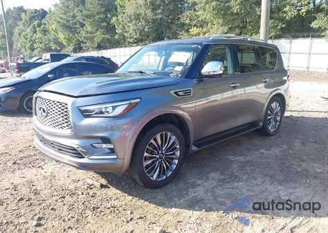 2019 Infiniti Qx80 Luxe/Limited z USA, uszkodzony, nr VIN JN8AZ2NE6K9236374